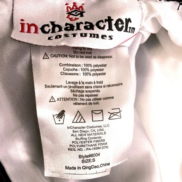 SKUNK COSTUME BODYSUIT - Picture 9 of 15